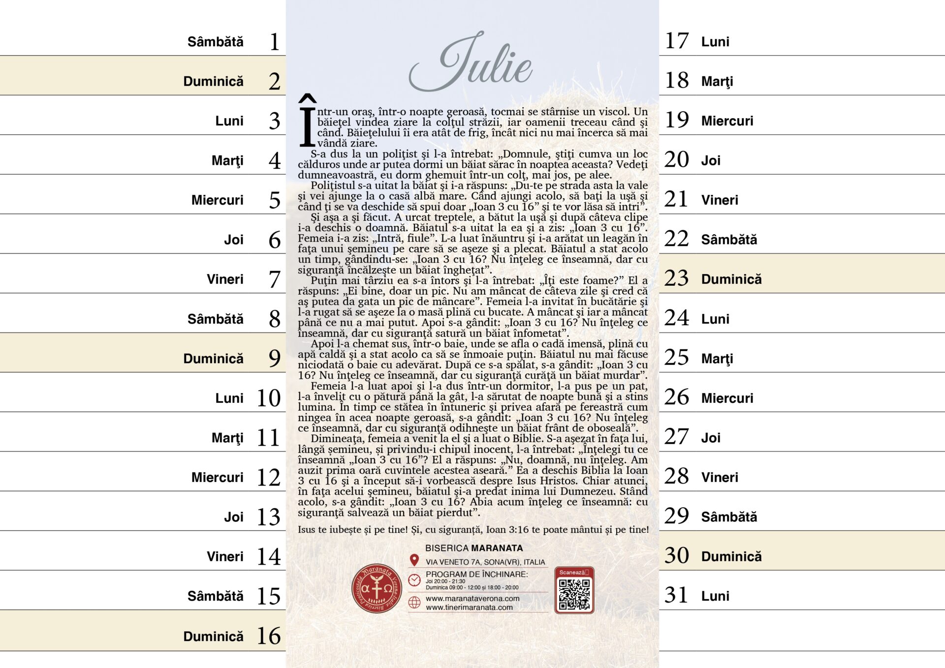 Calendarul