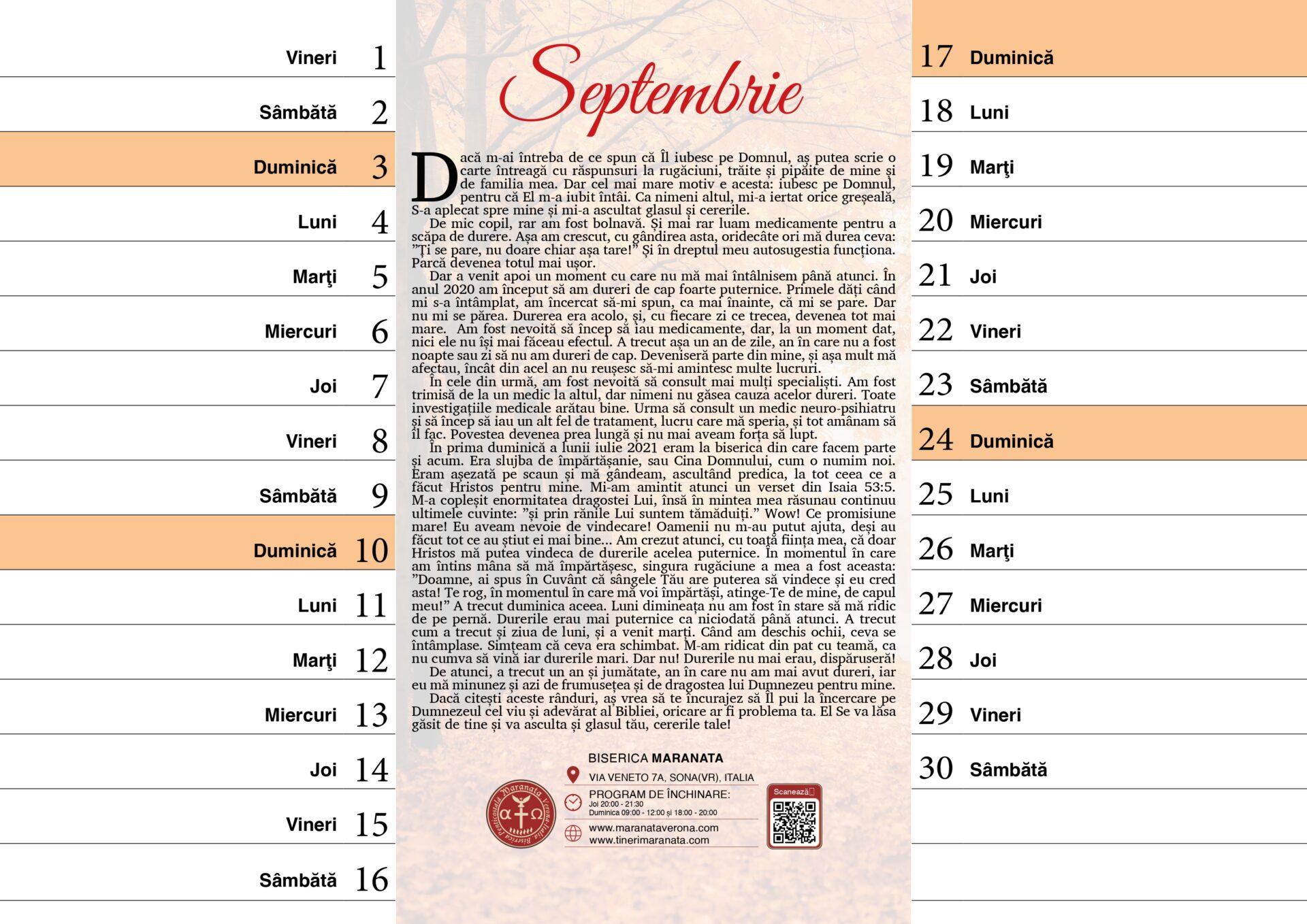Calendarul