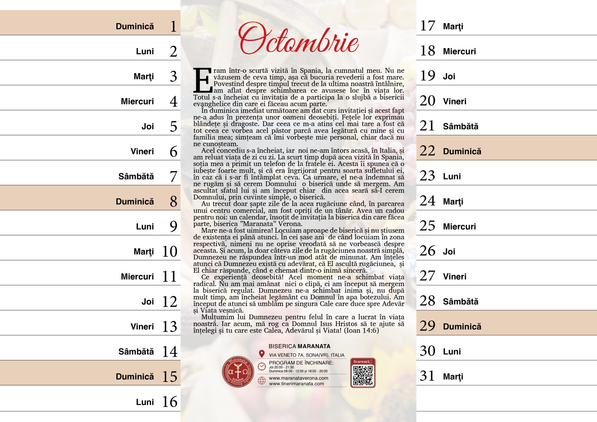 Calendarul